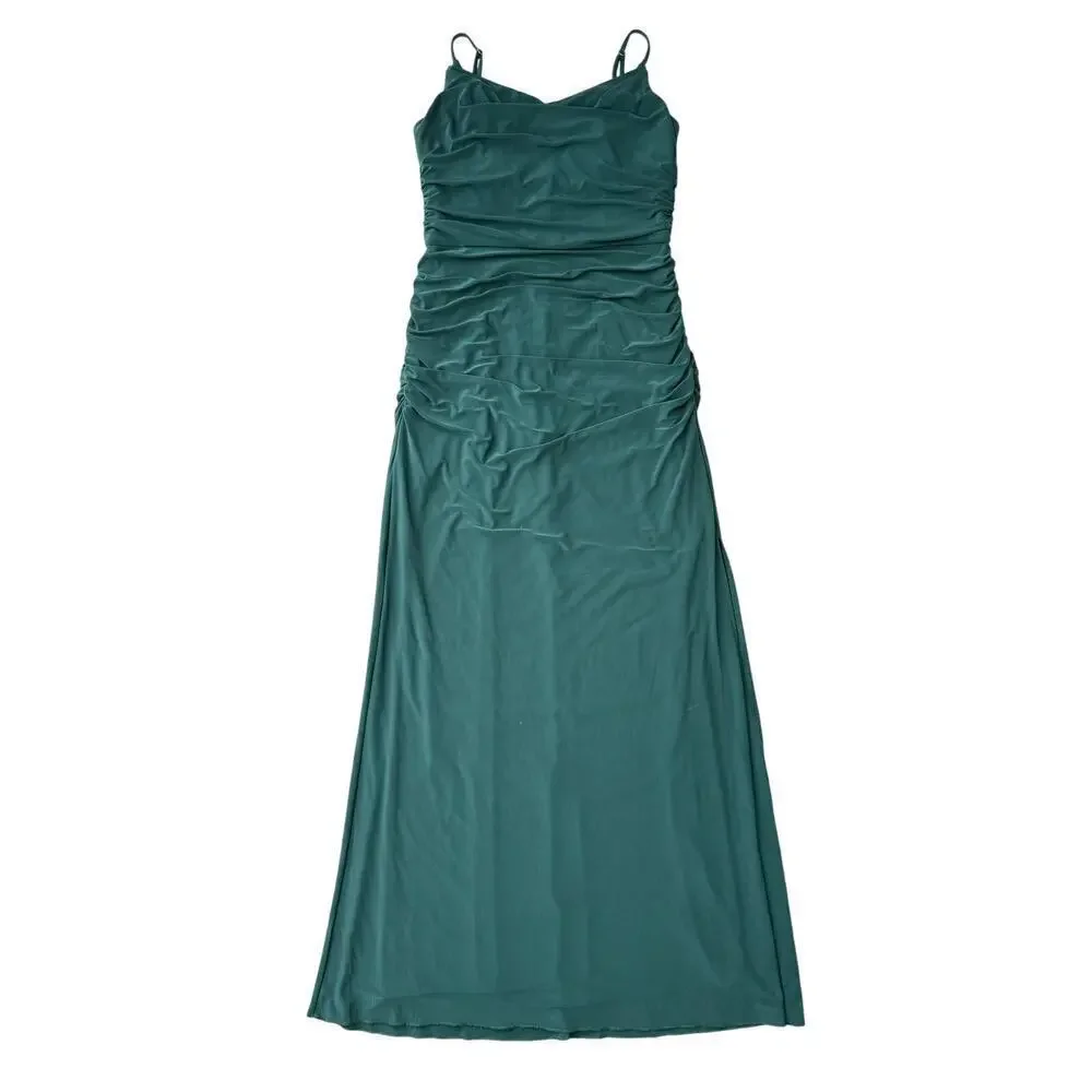 Celebrate DB studio bridesmaid green formal maxi dress - size 8